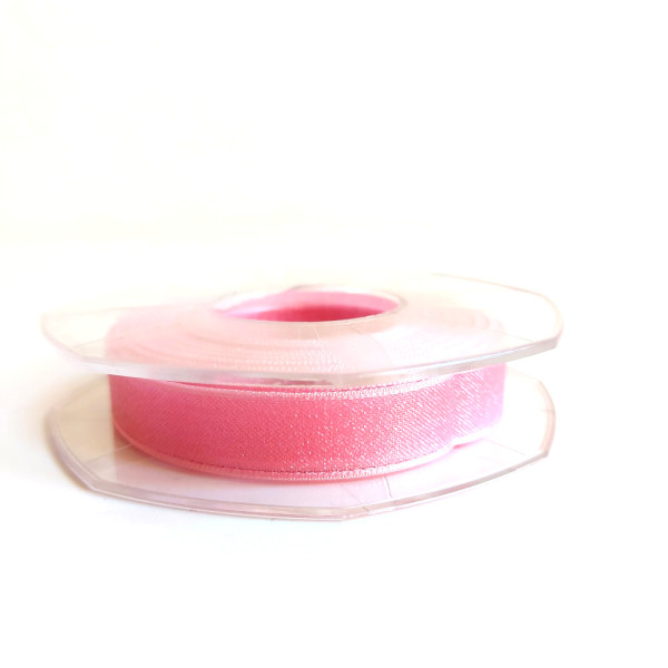 Nastro Organza Lurex Rosa - 15 mm